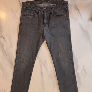 AG Adriano Goldschmied Men's Charcoal Slim Jeans